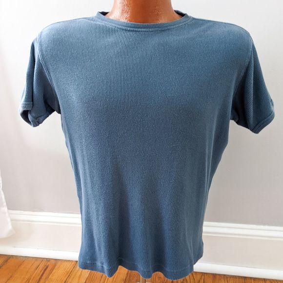 Aeropostale Other - Vintage Aeropostale Short Sleeve Ribbed Tshirt Blue